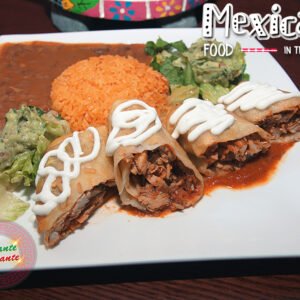 CHIMICHANGAS DE POLLO O DE BISTEC